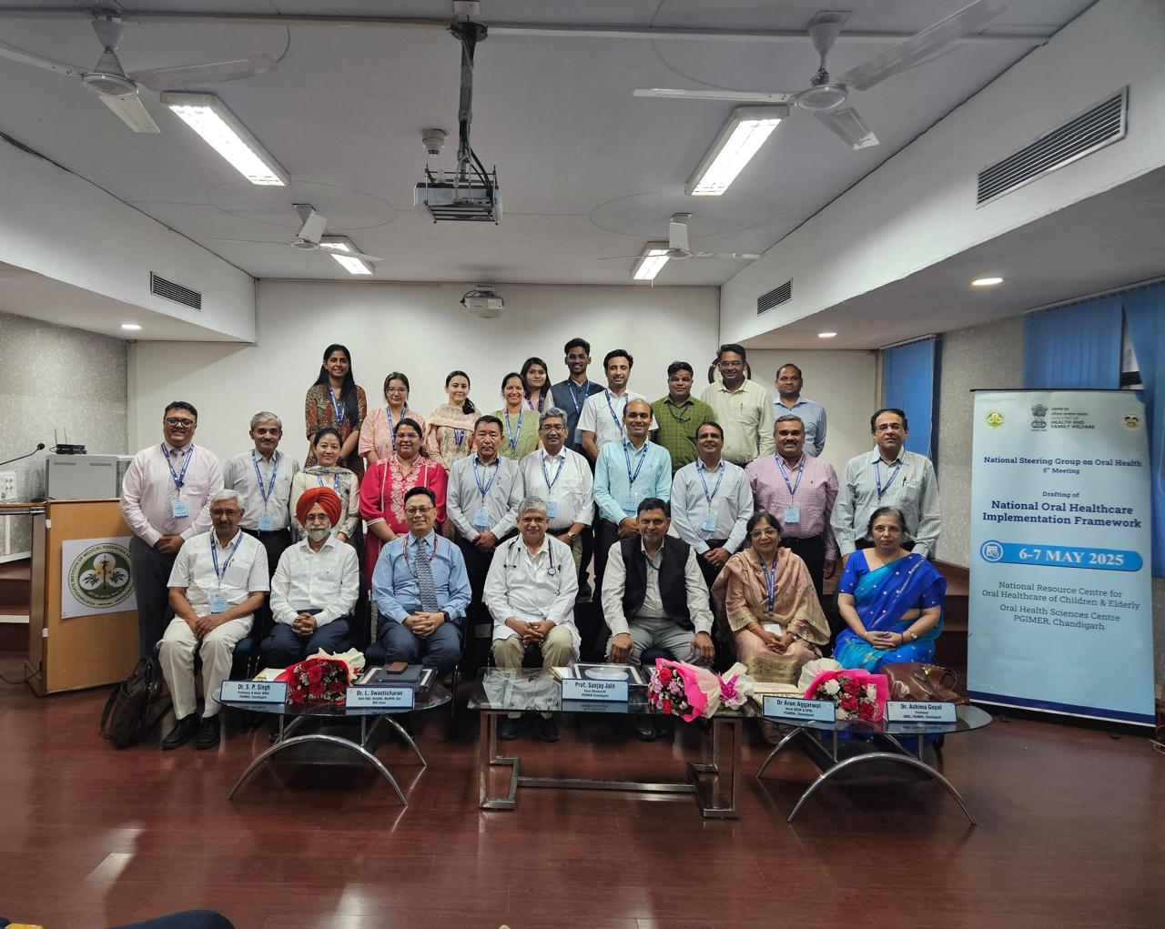National Experts Converge at PGIMER for 5th National Steering Group Meeting on Oral Health